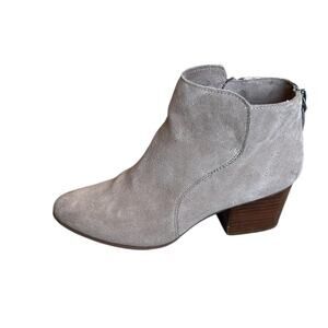 Sole Society Suede River Taupe Ankle Bootie Shoe Womens Sz 9 Casual Dress Boot
